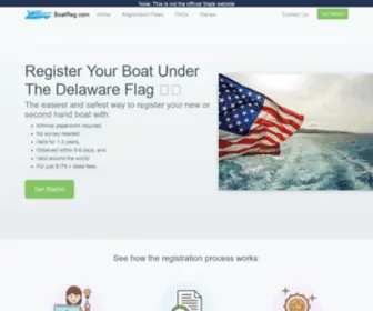 Boatreg.com(Delaware Boat Registration) Screenshot