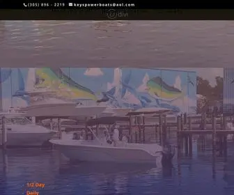 Boatrentalfloridakeys.com(Anchors Away Boat Rentals) Screenshot