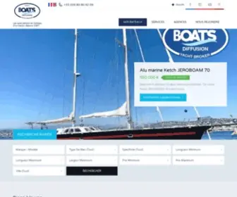 Boats-Diffusion.com(Boats Diffusion) Screenshot