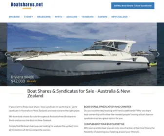 Boatshares.net(Boat Shares and Boat Syndicates For Sale) Screenshot