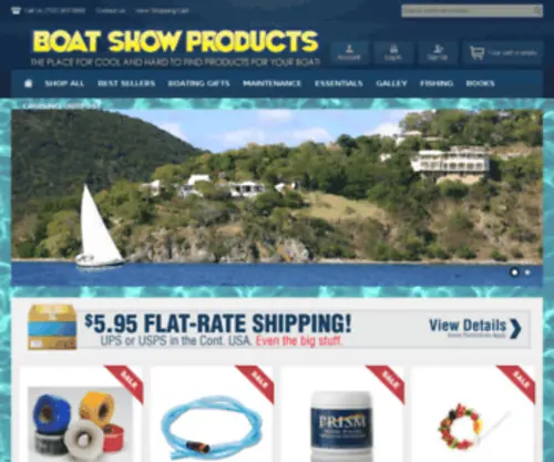 Boatshowproducts.com(Boat Show Products) Screenshot