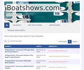 Boatshows.com(Boatshows) Screenshot