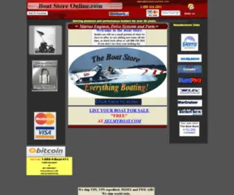 Boatstoreonline.com(Marine engines) Screenshot