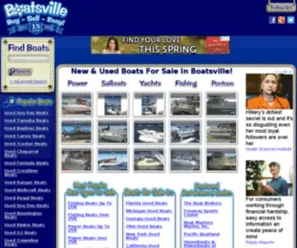 Boatsville.com(Used Boats for Sale) Screenshot