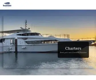 Boattimeyachtcharters.com.au(Boattime Luxury Yacht Hire on the Gold Coast) Screenshot