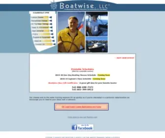 Boatwise.com(Boatwise Marine Training School) Screenshot