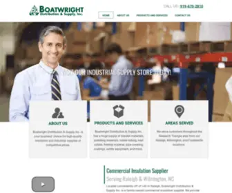 Boatwrightnc.com(Boatwright Distribution & Supply) Screenshot