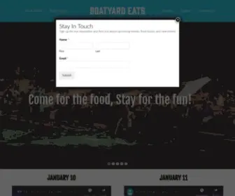 Boatyardeats.com(Boatyardeats) Screenshot