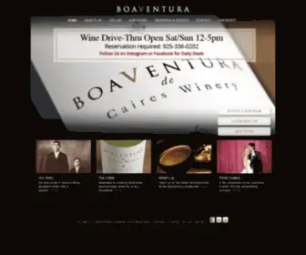 Boaventuravineyard.com(BoaVentura de Caires Winery) Screenshot