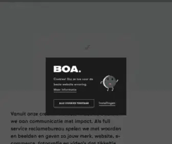 Boawebdesign.be(Full Service Reclamebureau) Screenshot