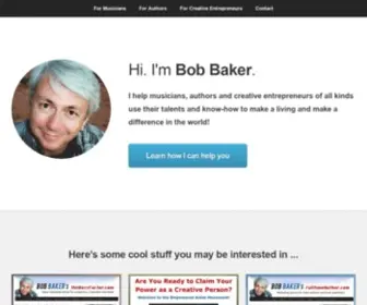 Bob-Baker.com(Music Marketing Promotion Tips) Screenshot