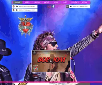 Bob-Jovi.com(Bob Jovi Tribute Band) Screenshot