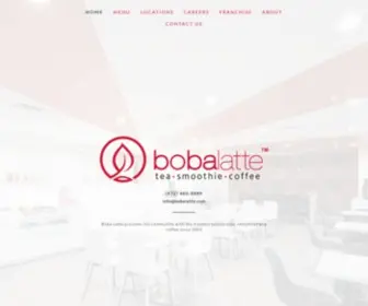 Bobalatte.com(Boba Latte) Screenshot