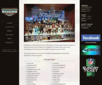 Bobalouies.com(Bar) Screenshot