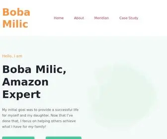 Bobamilic.com(Boba Milic) Screenshot