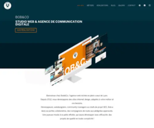 Bobandco.fr(Bob&Co, Studio Web et Communication digitale) Screenshot