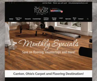 Bobandpetesfloors.com(Bob and Pete's Floors Canton OH) Screenshot