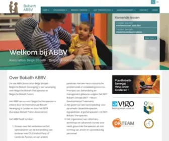 Bobath.be(Belgische bobath vereniging (abbv)) Screenshot