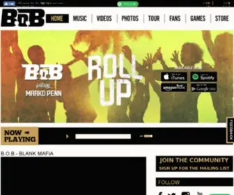 Bobatl.com(B.o.B) Screenshot