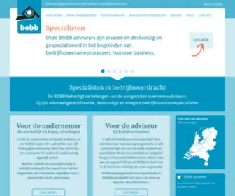 Bobb.nl(Specialisten in bedrijfsoverdracht) Screenshot