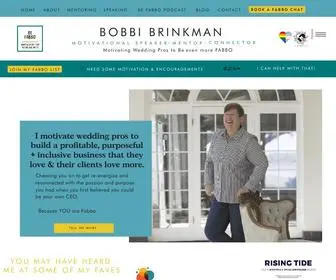 Bobbibrinkman.com(Motivational Speaker) Screenshot