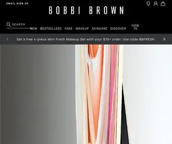 Bobbibrowncosmetics.ca(Bobbi Brown Cosmetics) Screenshot
