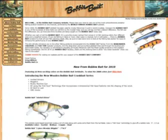 Bobbiebait.com(Muskie Fishing Lures and Musky Fishing Tackle from Bobbie Bait) Screenshot