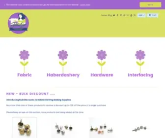 Bobbingirl.co.uk(Bobbing Girl Bag Making Supplies sells stylish bag hardware) Screenshot