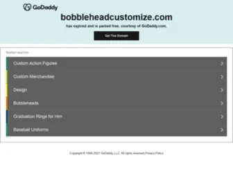 Bobbleheadcustomize.com(Custom bobblehead dolls made from photo) Screenshot