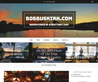 Bobbuskirk.com(Adventures of a Dot Com Guy) Screenshot