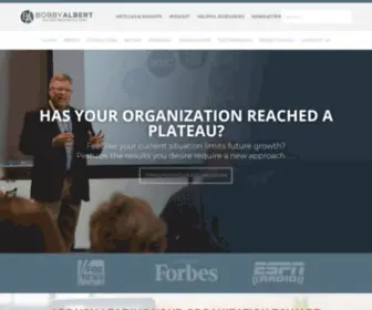 Bobbyalbert.com(Helping Christian Leaders Build Empowered Teams) Screenshot