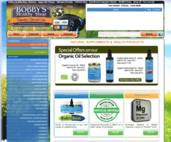 Bobbys-Healthy-Shop.co.uk(Natural Health Supplements) Screenshot