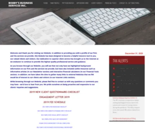 Bobbysbusinessservices.com(BOBBY'S BUSINESS SERVICES INC) Screenshot