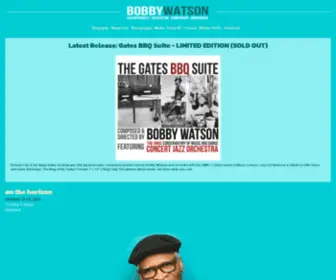 Bobbywatson.com(Bobby Watson) Screenshot