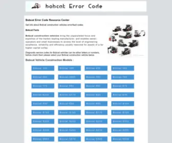 Bobcaterrorcode.com(Bobcaterrorcode) Screenshot