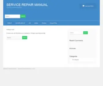 Bobcatmanualonline.com(SERVICE REPAIR MANUAL) Screenshot