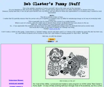 Bobclaster.com(Bob Claster's Funny Stuff) Screenshot