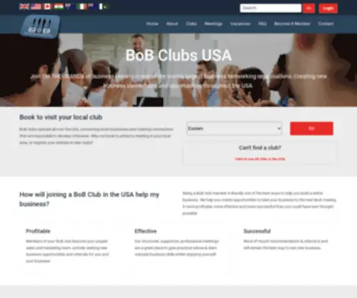 Bobclubs-Usa.com(Business Networking) Screenshot