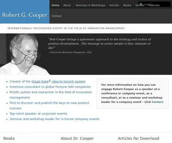 Bobcooper.ca(Robert G. Cooper) Screenshot