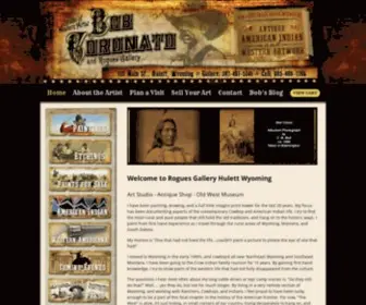 Bobcoronato.com(Rogues Studio and Gallery) Screenshot