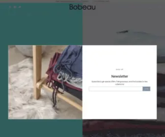 Bobeau.com(Women's contemporary clothing and loungewear) Screenshot