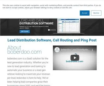 Boberdoo.com(Lead Distribution Software) Screenshot