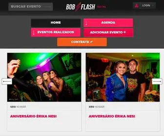 Bobflash.com.br(Eventos Anteriores) Screenshot