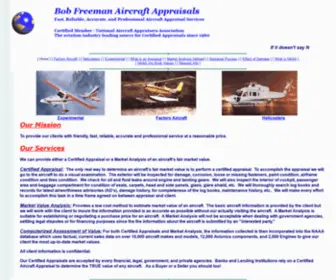 Bobfreemanaircraftappraisals.com(Bob Freeman Aircraft Appraisals) Screenshot