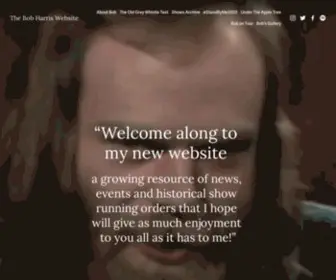 Bobharris.org("Whispering" Bob Harris' website) Screenshot