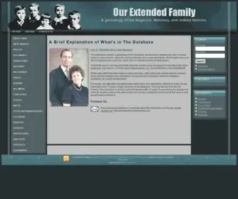 Bobhegerich.com(Our Family History) Screenshot