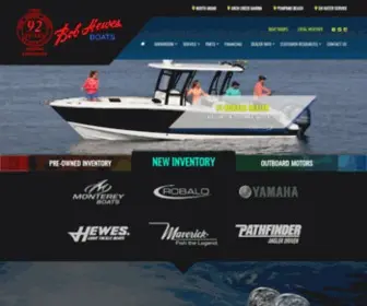 Bobhewesboats.com Screenshot