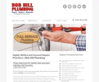 Bobhillplumbing.com(Naples Plumbing Company) Screenshot