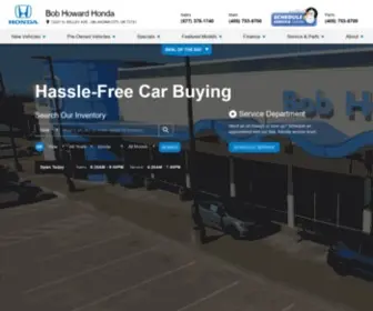Bobhowardhonda.com Screenshot