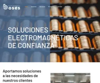 Bobinadososes.com(Bobinados Osés) Screenshot